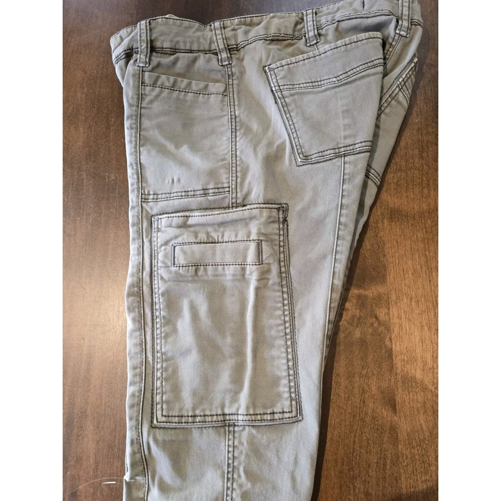 Anthro Daughters of the Liberation Womens Cargo Ankle Zip Size 25 - Picture 6 of 11